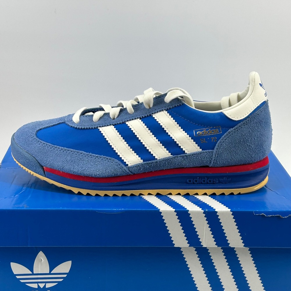 Adidas SL 72 RS J Men 6.5 Blue White JI3088 Retro Runner New With Box